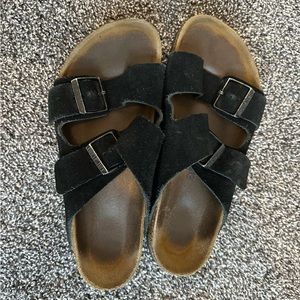 Black Birkenstock Arizona sandals size 38